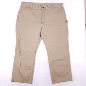 Carhartt B324 Relaxed Fit Carpenter Pants 44x30 Khaki